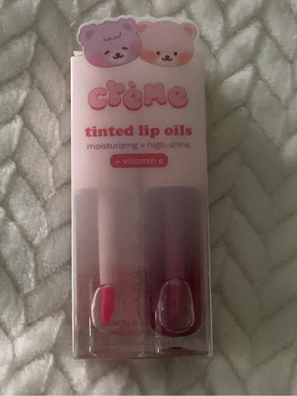 Cute Crème Tinted Lip Oils - Pink Duo